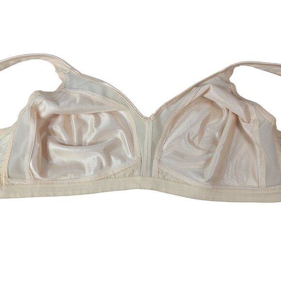 Playtex 18 Hour Wirefree Bra Beige 44B Soft Cup Comfort Strap Wide Adj #4013 - Picture 8 of 11